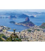 Quebra Cabeça 1000 peças Cristo Redentor,Rio de Janeiro,Brasil - GGB Brinquedos